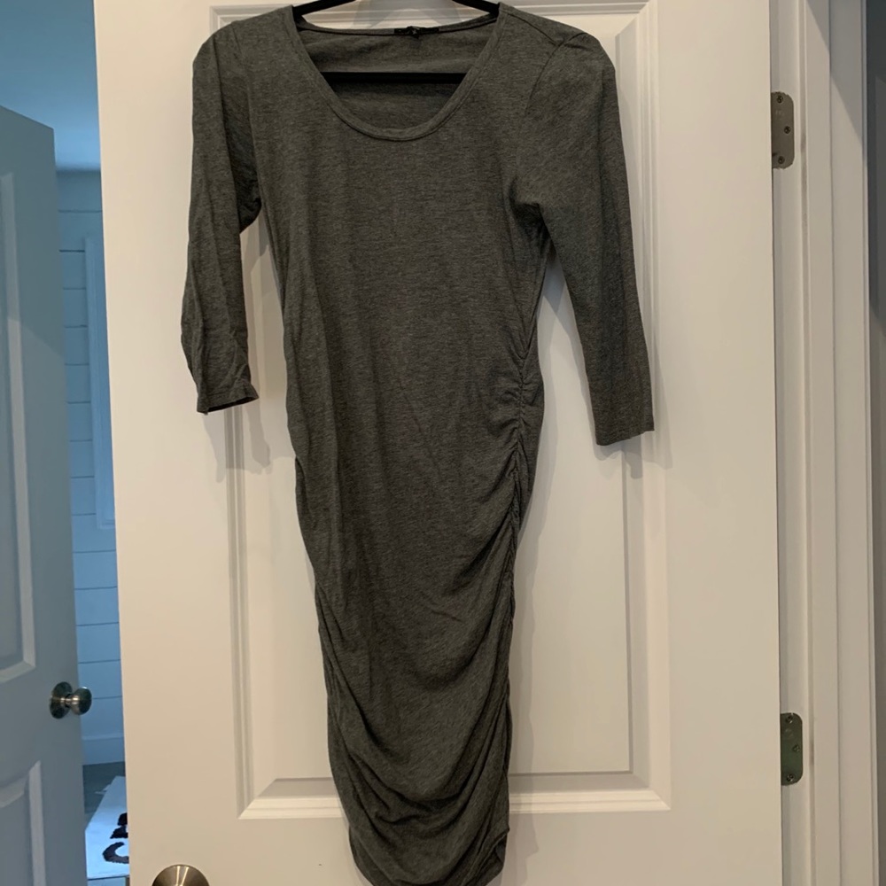 EXPRESS long sleeve dress size S scrunch sides
